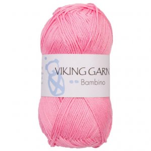 Wikingergarn Bambino 50g - Rosa (464) Wikingergarn Bambino 50g - Rosa (464)