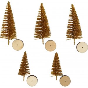 Minibäume - Gold - 5 Stk Minibäume - Gold - 5 Stk