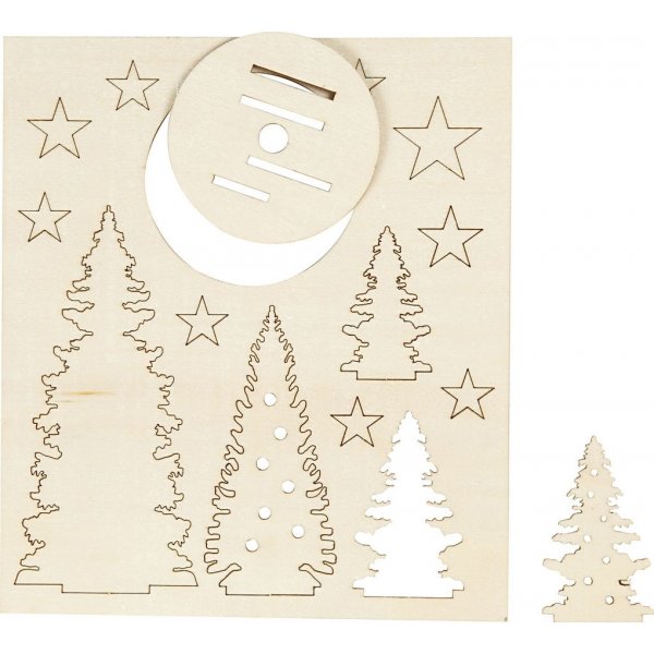 Holzfiguren zum Selbermachen - Weihnachtsbume