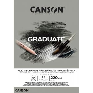 Graduate Mixedmedia Block 220g 30 Blatt - Grau Graduate Mixedmedia Block 220g 30 Blatt - Grau