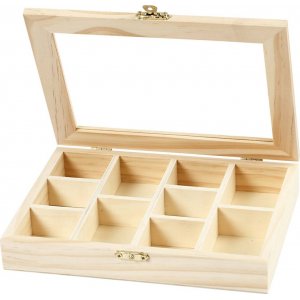 Box mit Glasdeckel Box mit Glasdeckel
