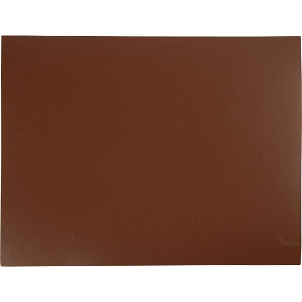 Linoleumfliese - braun - 30 x 39 cm