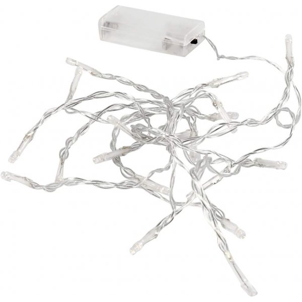 LED-Lichterkette - transparent - 3,15 m