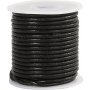 Lederband - Schwarz - 2 mm - 10 m