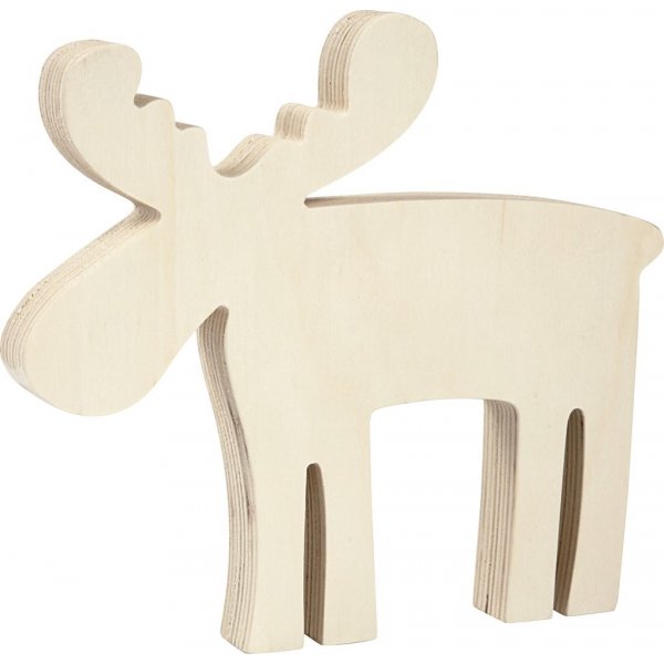Holzfigur - Elch
