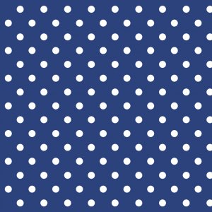 Wachstuch PVC Dot - Blau Wachstuch PVC Dot - Blau