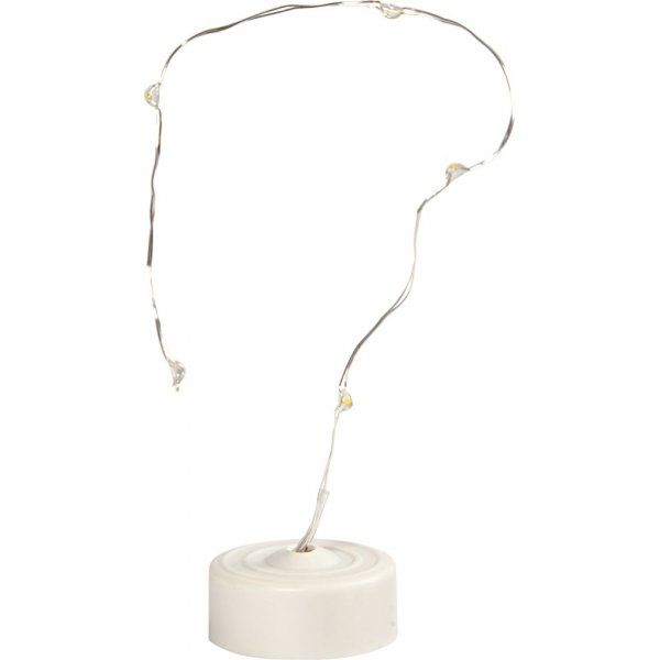 LED-Lichterkette - Silber - 27 cm