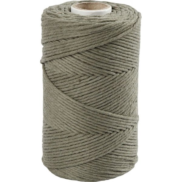 Makrameegarn - moosgrn - 2 mm - 198 m