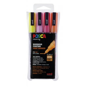 Posset PC-3M Rot Lila Glitzer - 4 Stifte Posset PC-3M Rot Lila Glitzer - 4 Stifte