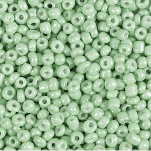 Rocailleperlen - hellgrün - 25 g Rocailleperlen - hellgrün - 25 g