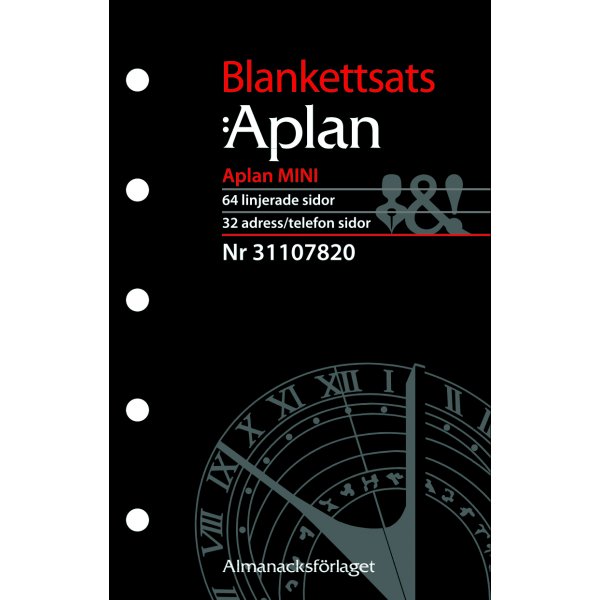 Systemkalender - Mini-Formular-Set - Almanacksfrlaget