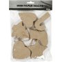 Weihnachtsdekorationen - Pappmach - 6 Stk