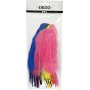 Federn - gemischte Farben - 36 Stk