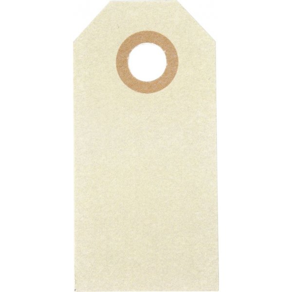 Manila-Marker - Creme - 3 x 6 cm - 1000 Stk