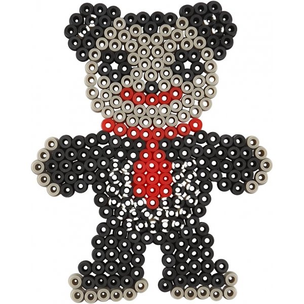 Perlenteller - Ente - Elefant - Giraffe - Bär - Pferd und Fisch - 6 Stk Perlenteller - Ente - Elefant - Giraffe - Bär - Pferd und Fisch - 6 Stk