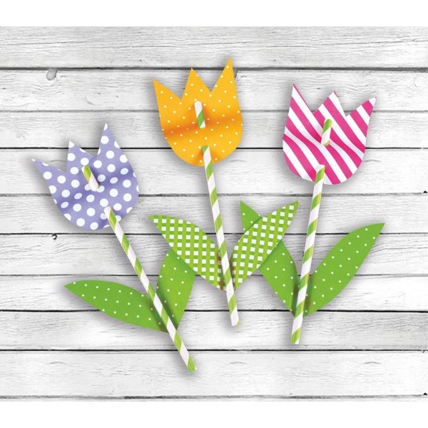 Papierstrohhalme 20 cm 50 Stk Papierstrohhalme 20 cm 50 Stk