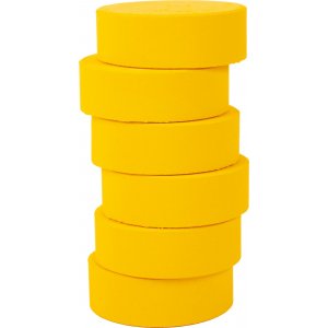 Farbpucks 55-57 mm - warmes Gelb - 6 Stk Farbpucks 55-57 mm - warmes Gelb - 6 Stk