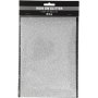 Bgelstoff - Silber - Glitzer - A5