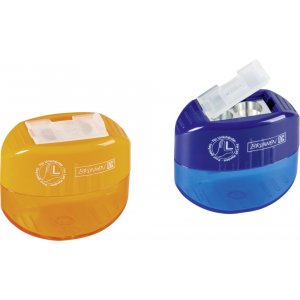 Bleistiftspitzer - doppelt, mit Sammler Bleistiftspitzer - doppelt, mit Sammler