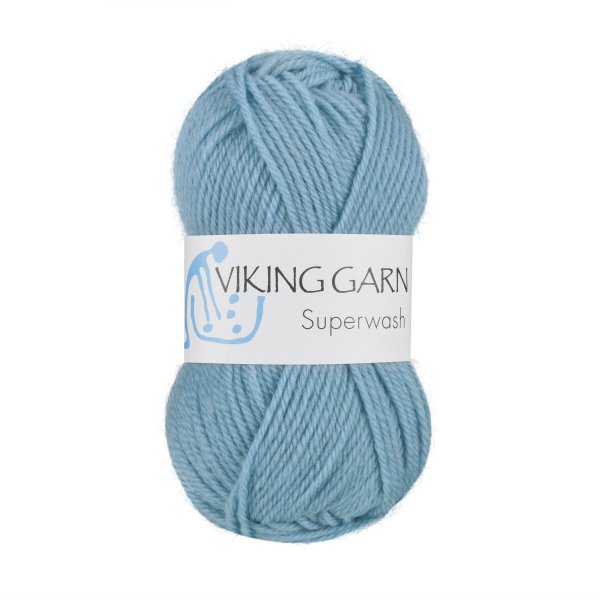 Wikingergarn Superwash 50g - Hellblau (120)