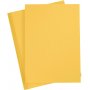 Farbiger Karton - Sonnengelb - A4 - 180 g - 20 Blatt