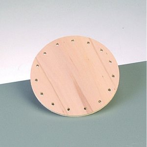 Korbboden ø 9 cm / 4 mm - rund, Holzfaser Korbboden ø 9 cm / 4 mm - rund, Holzfaser