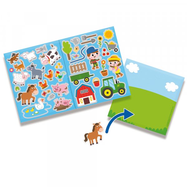 Aufkleber (wiederverwendbar) - Bauernhof