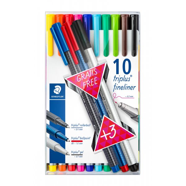Fineliner Triplus - 13 Stifte