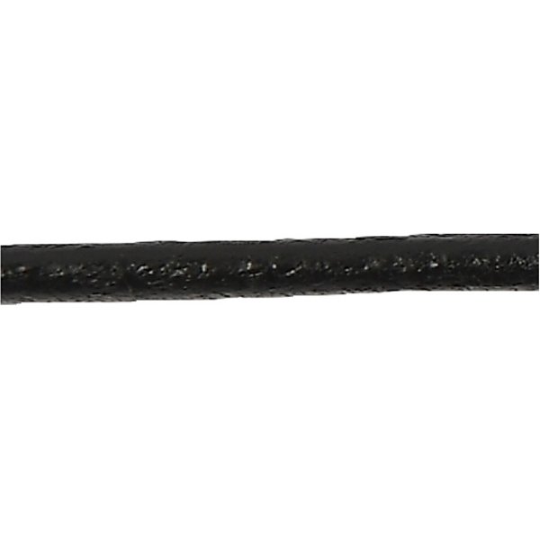 Lederband - Schwarz - 2 mm - 10 m