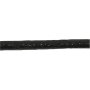 Lederband - Schwarz - 2 mm - 10 m