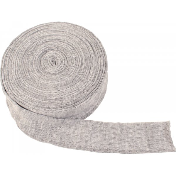 Schlauchgestrick 6 cm grau
