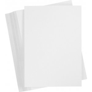 Farbiger Karton - weiß - A6 - 180 g - 100 Blatt Farbiger Karton - weiß - A6 - 180 g - 100 Blatt