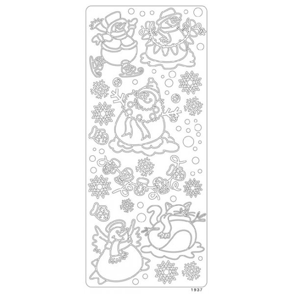 Peel Off's - Schneemann Peel Off's - Schneemann