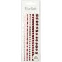 Strasssteine - rot - 2-8 mm - 140 Stk