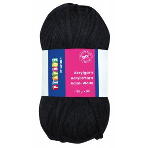 Acrylgarn 50 g schwarz Acrylgarn 50 g schwarz