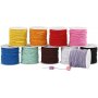 Elastische Kordel - 1 mm - verschiedene Farben - 10 x 25 m