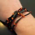 Kundenbild Rocailleperlen ø 5,5 mm - orange 17 g versilbert