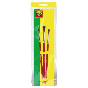 Das Pinselset, 3 Pinsel Das Pinselset, 3 Pinsel