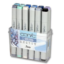 Copic Marker-Set - 12 Stifte - Winterfarben Copic Marker-Set - 12 Stifte - Winterfarben