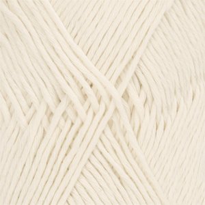 DROPS Cotton Light Uni Color Garn - 50 g - Natur (01) DROPS Cotton Light Uni Color Garn - 50 g - Natur (01)
