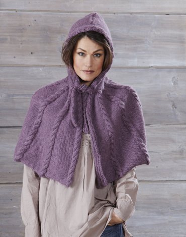 Strickanleitung - Poncho mit Zpfen