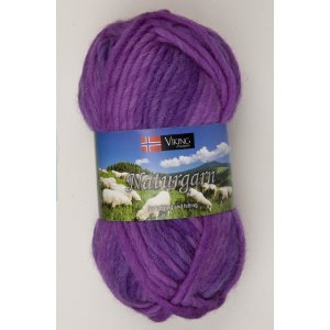 Wikingergarn Naturgarn 50g - Multi Purple (669) Wikingergarn Naturgarn 50g - Multi Purple (669)