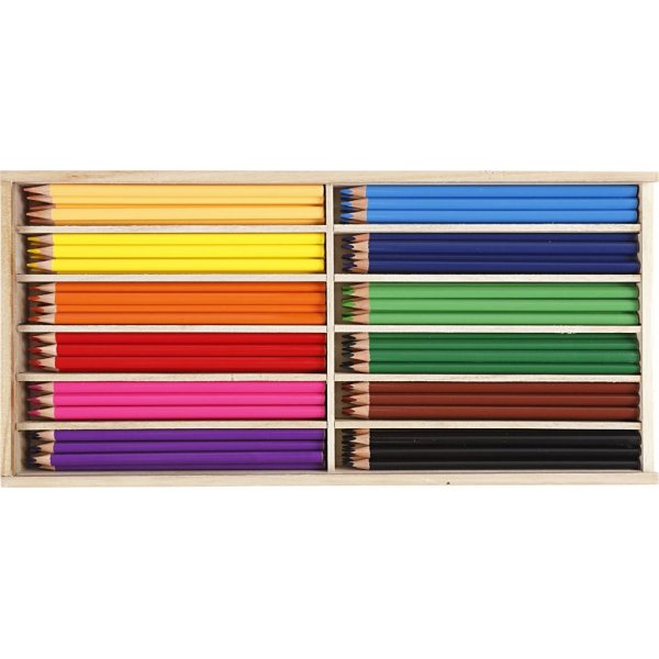 Buntstifte - 3 mm - gemischte Farben - 144 Stk
