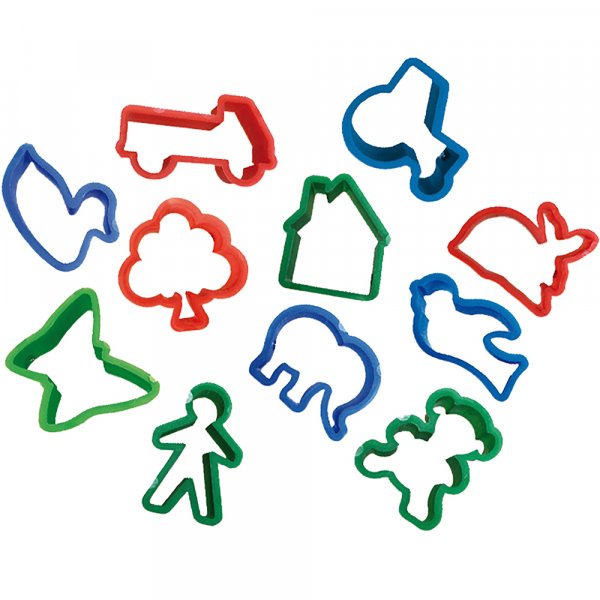 Ton 8x90 g + 12 Formen