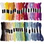 Harmoni Stickgarn - gemischte Farben - 42 Bndel
