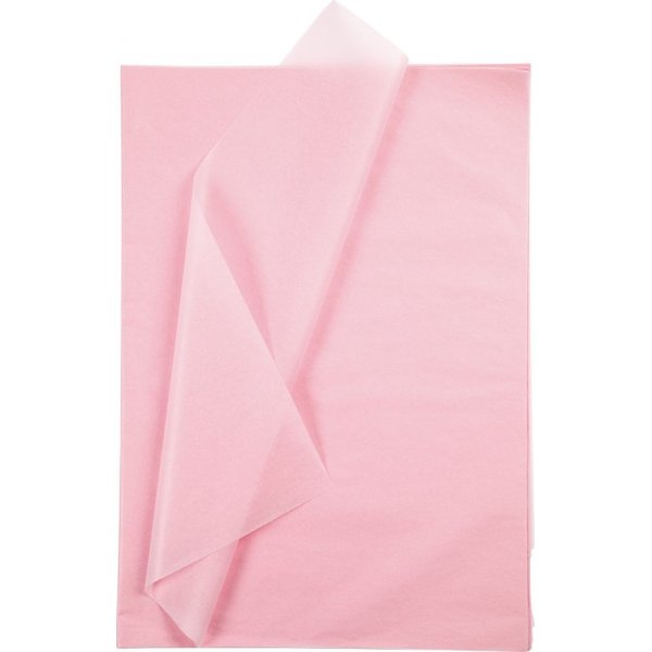 Seidenpapier - hellrosa - 50 x 70 cm - 14 g - 10 Blatt