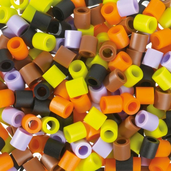 Nabbi Melt Beads Jumbo 10x10mm - 600 Stck in gemischten Herbstfarben