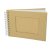 Album fr Scrapbooking A 5 / 21 x 15 cm - braun, 25 Seiten, ausgeschnittenes Rechteck