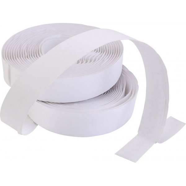 Klettband - wei - 25 m