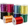 Satinschnur - krftige Farben - 10 x 50 m